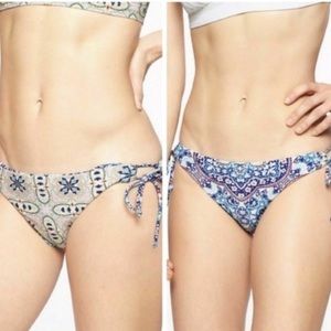 NWT Athleta Monaco reversible bikini bottoms XL